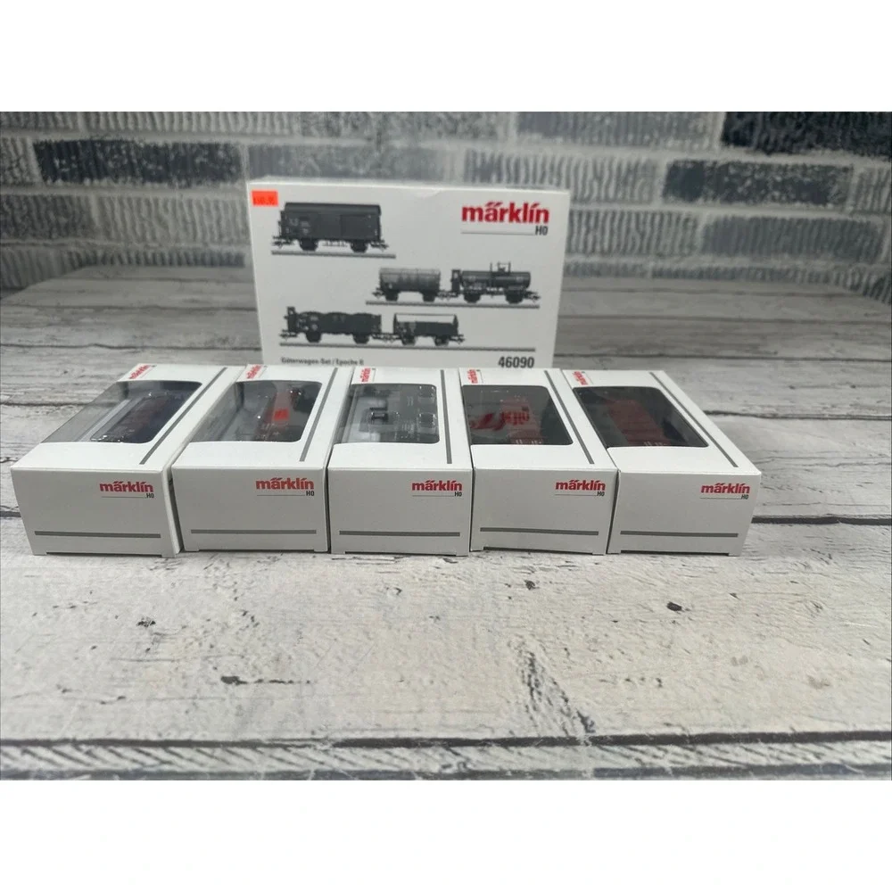 Märklin 46090 HO DRG FREIGHT CAR SET 5 PIECE ERA II NEW IN BOX
